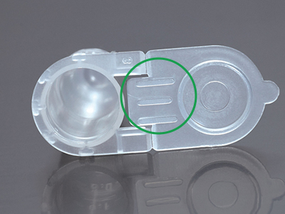 獨(dú)特管蓋設(shè)計(jì)，易于翻蓋，降低污染風(fēng)險(xiǎn)