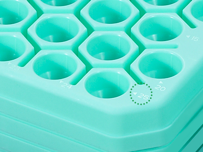 表面帶數(shù)字標(biāo)記，易于辨認(rèn)及方便實驗記錄